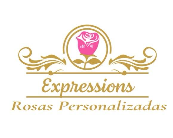 Logo Expressions Rosas y Flores Personalizadas